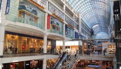 Shopping Mall In Downtown Toronto