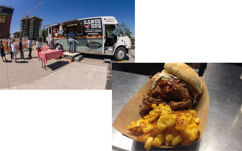 Ranch BBQ truck and Food