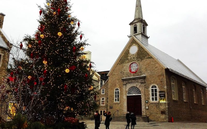 Christmas in Quebec City, Canada