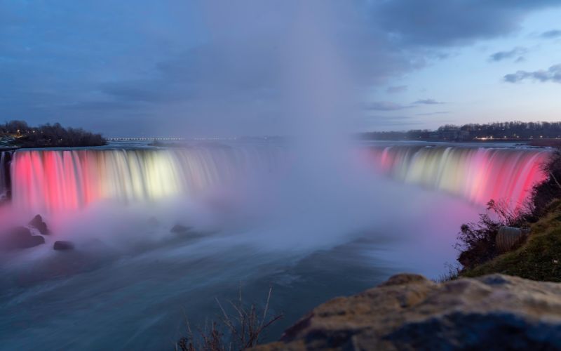 Niagara Falls, Canada on New Year's Eve