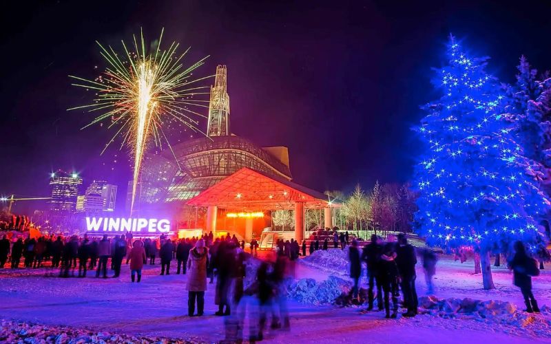 New year celebration at Winnipeg