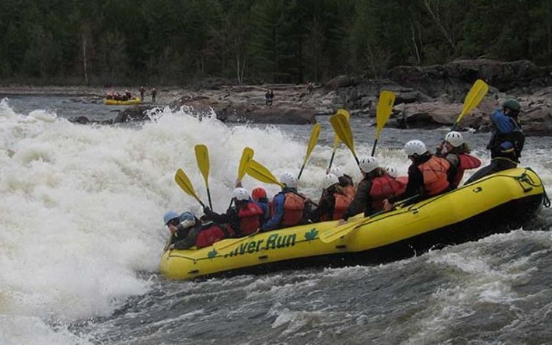 Whitewater rafting